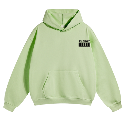 QR Code Customized Unisex Solid Hoodie