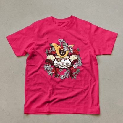 Japanese Goldfish Cat Casual Unisex Prints T-Shirt-moweekender