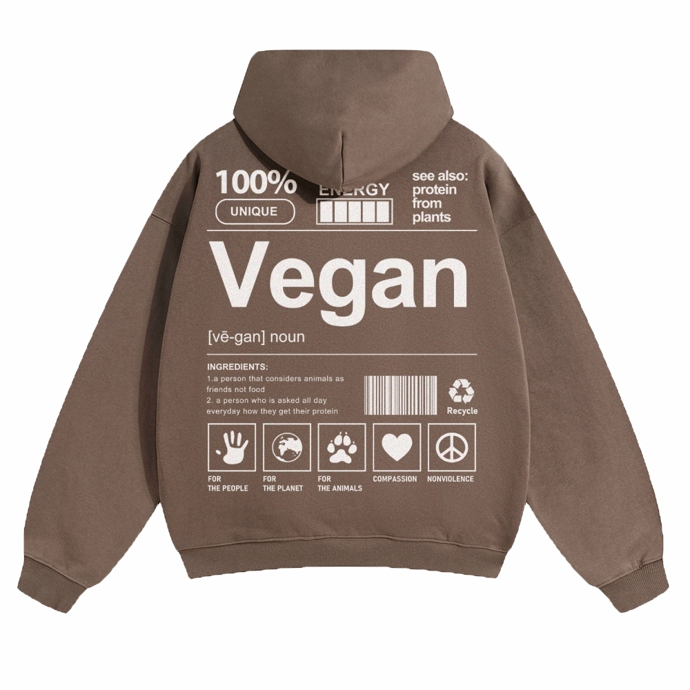 Vegan Unisex Casual Anime Print Hoodie-moweekender