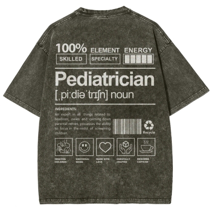Pediatrician Unisex Fit Washed T-Shirt