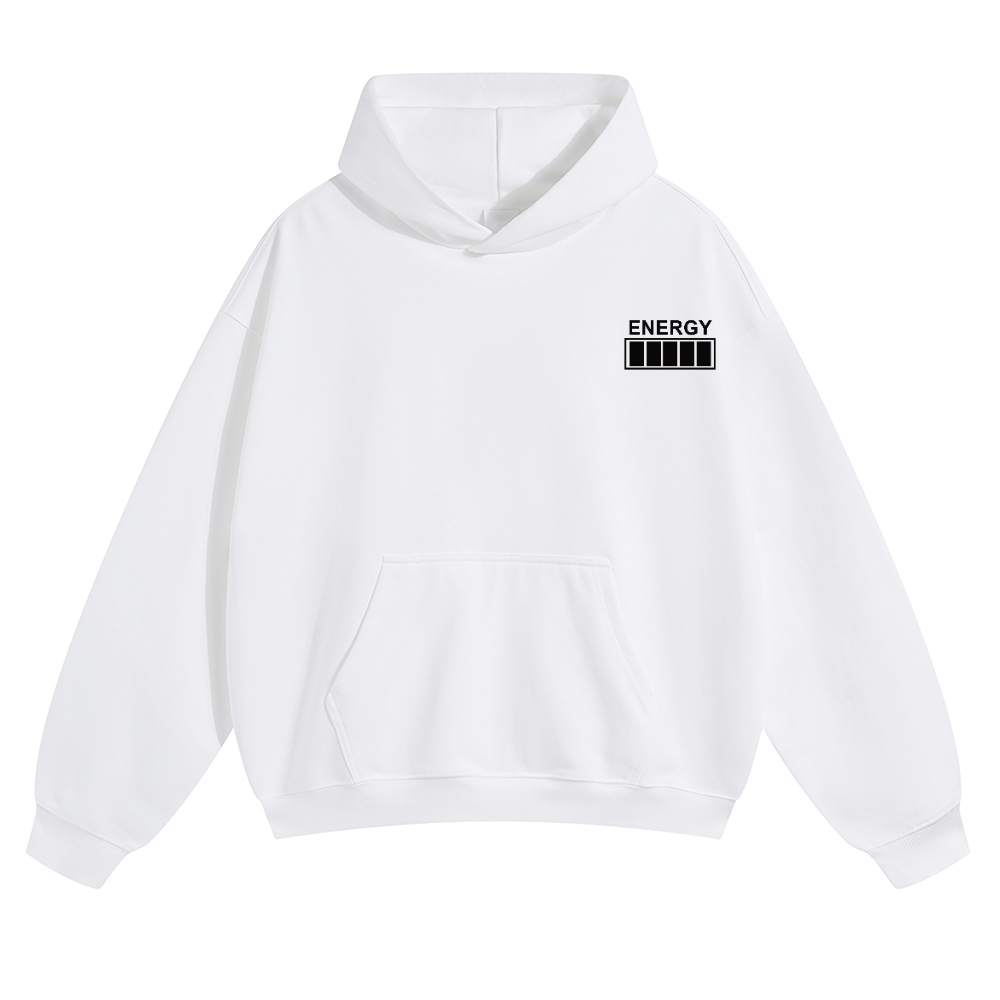 QR Code Customized Unisex Solid Hoodie