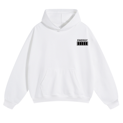 QR Code Customized Unisex Solid Hoodie