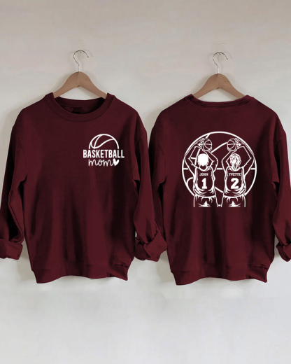 Casual Sport Basketball Printed Sweatshirt-moweekender