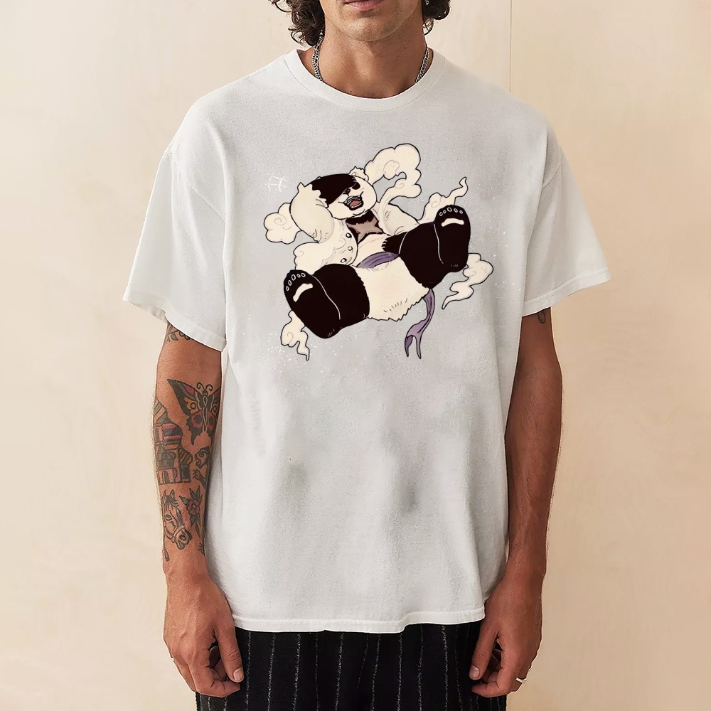 Panda Casual Pattern Unisex Prints T-Shirt-moweekender