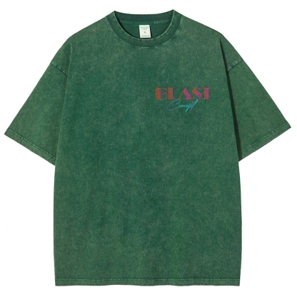 Unisex Fit Washed T-Shirt-moweekender