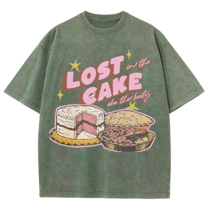 Lost in the Cake Vintage Snowflake Washed T-Shirt-moweekender
