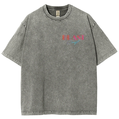 Unisex Fit Washed T-Shirt-moweekender