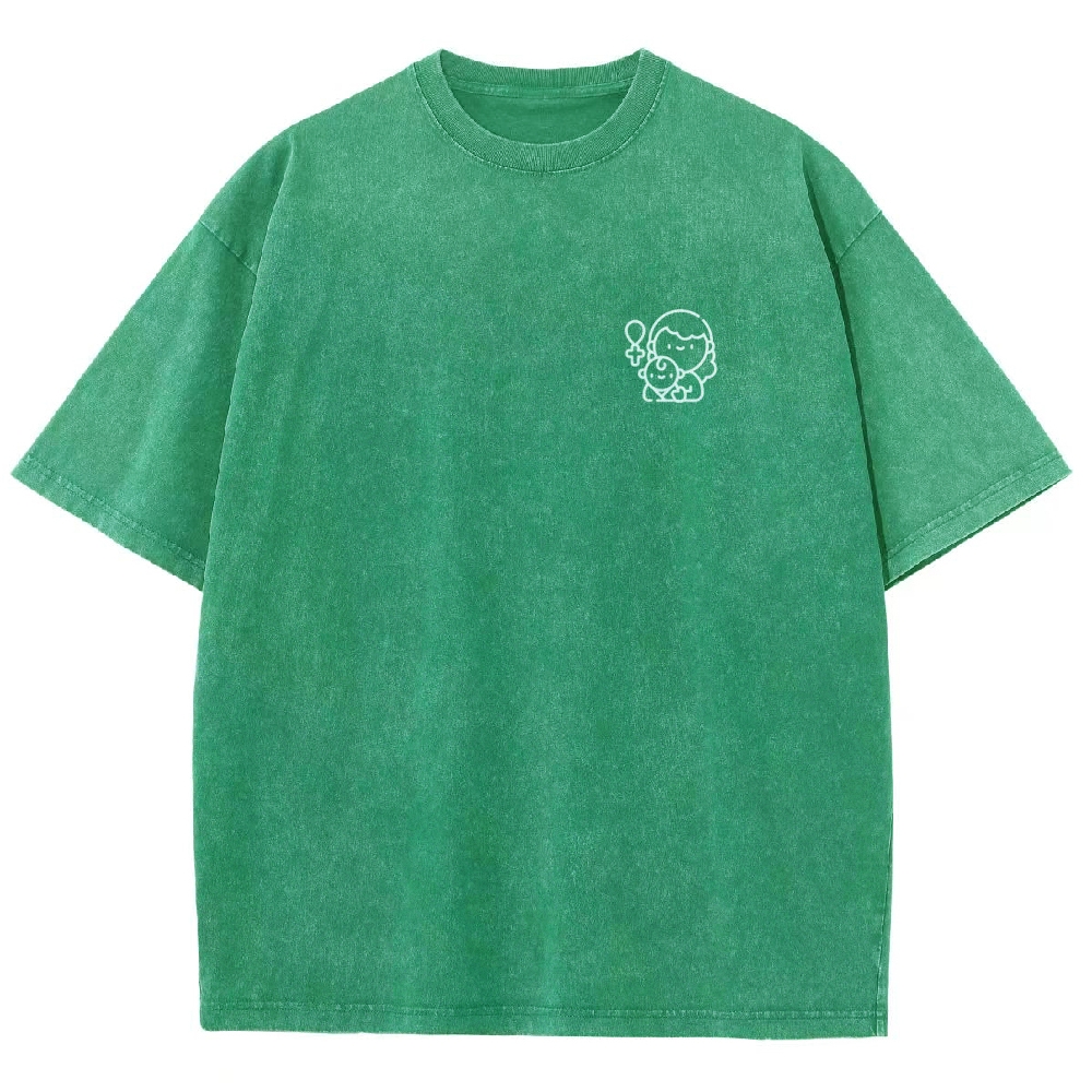 Godmother Unisex Fit Washed T-Shirt-moweekender