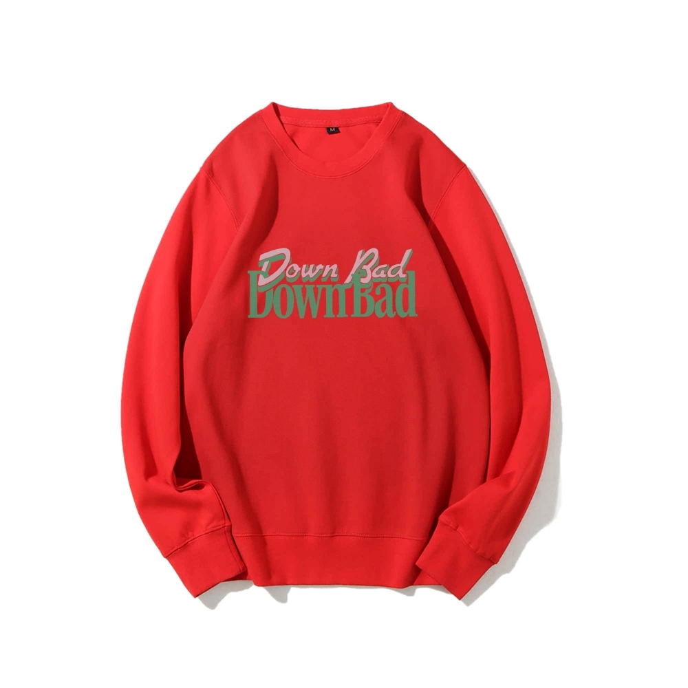Down Bad Crying At The Gym Casual Crewneck Sweatshirt-moweekender