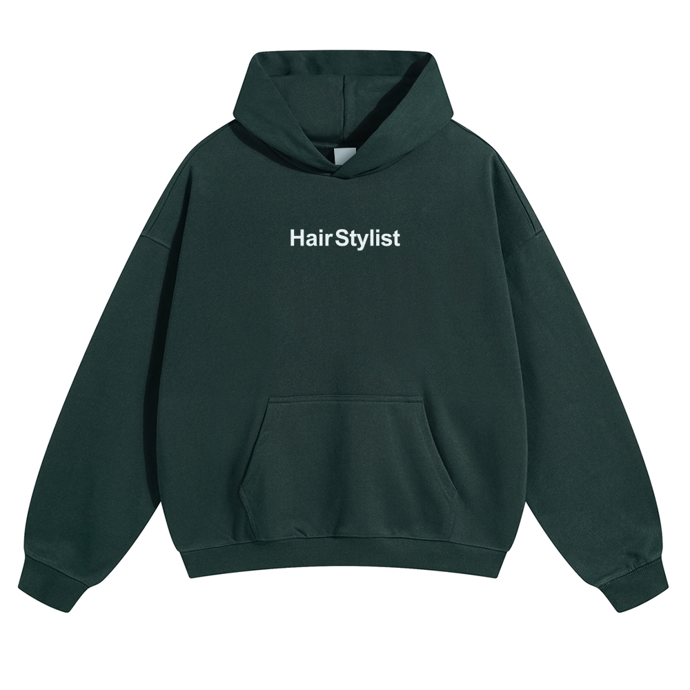 Hair Stylist Pattern Unisex Casual Anime Print Hoodie-moweekender