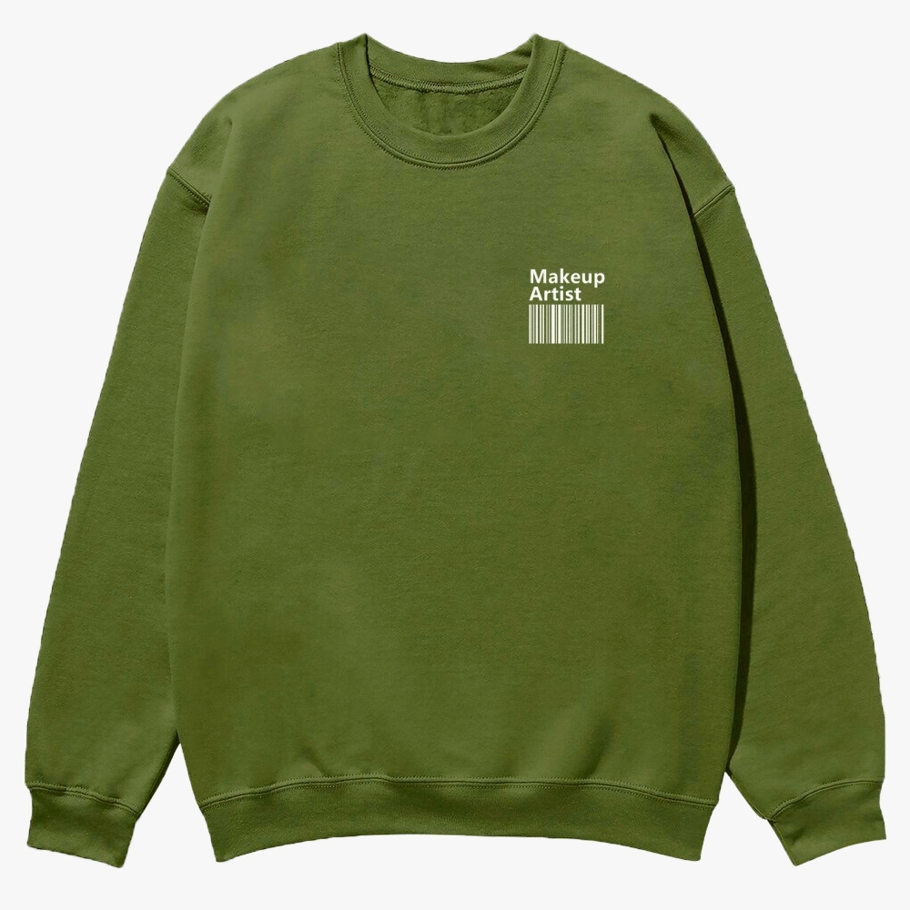 Makeup Artist Casual Crewneck Sweatshirt-moweekender