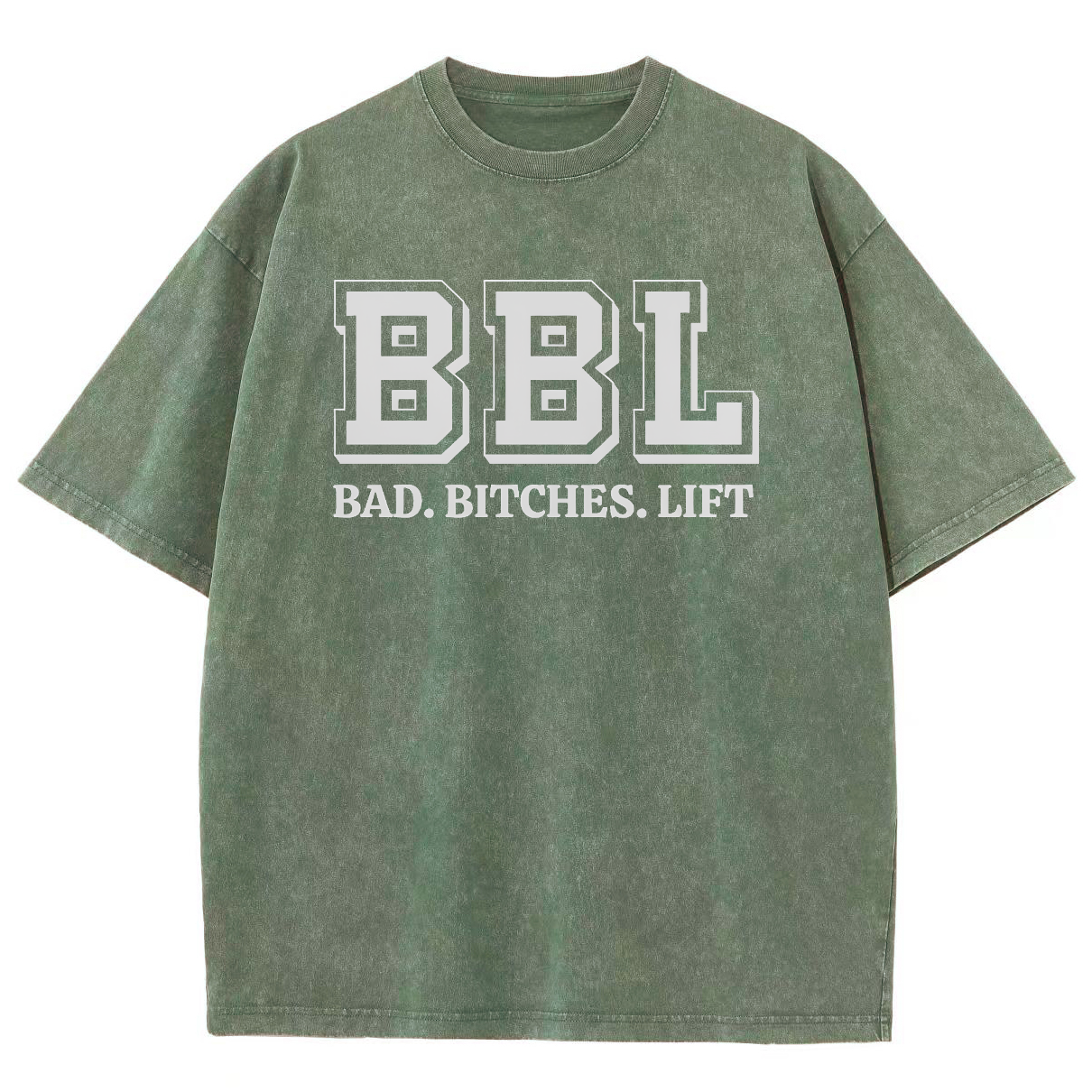 BBL Unisex Fit Washed Oversized T-Shirt-moweekender