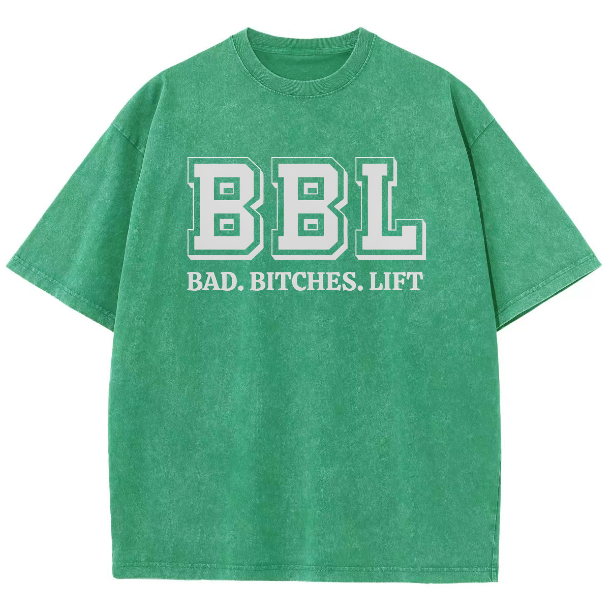 BBL Unisex Fit Washed Oversized T-Shirt-moweekender