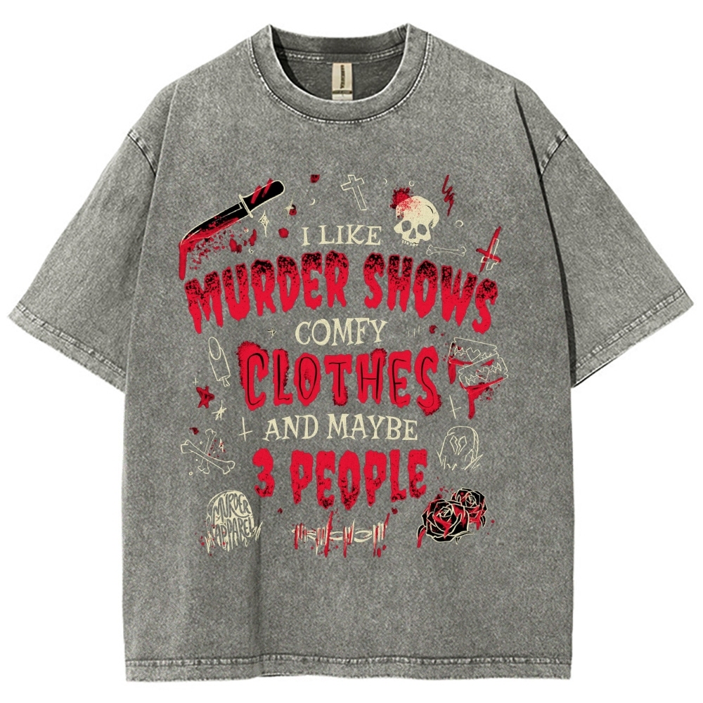 Story Of My Life Vintage Snowflake Washed T-Shirt-moweekender