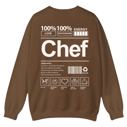 Chef Casual Crewneck Sweatshirt-moweekender