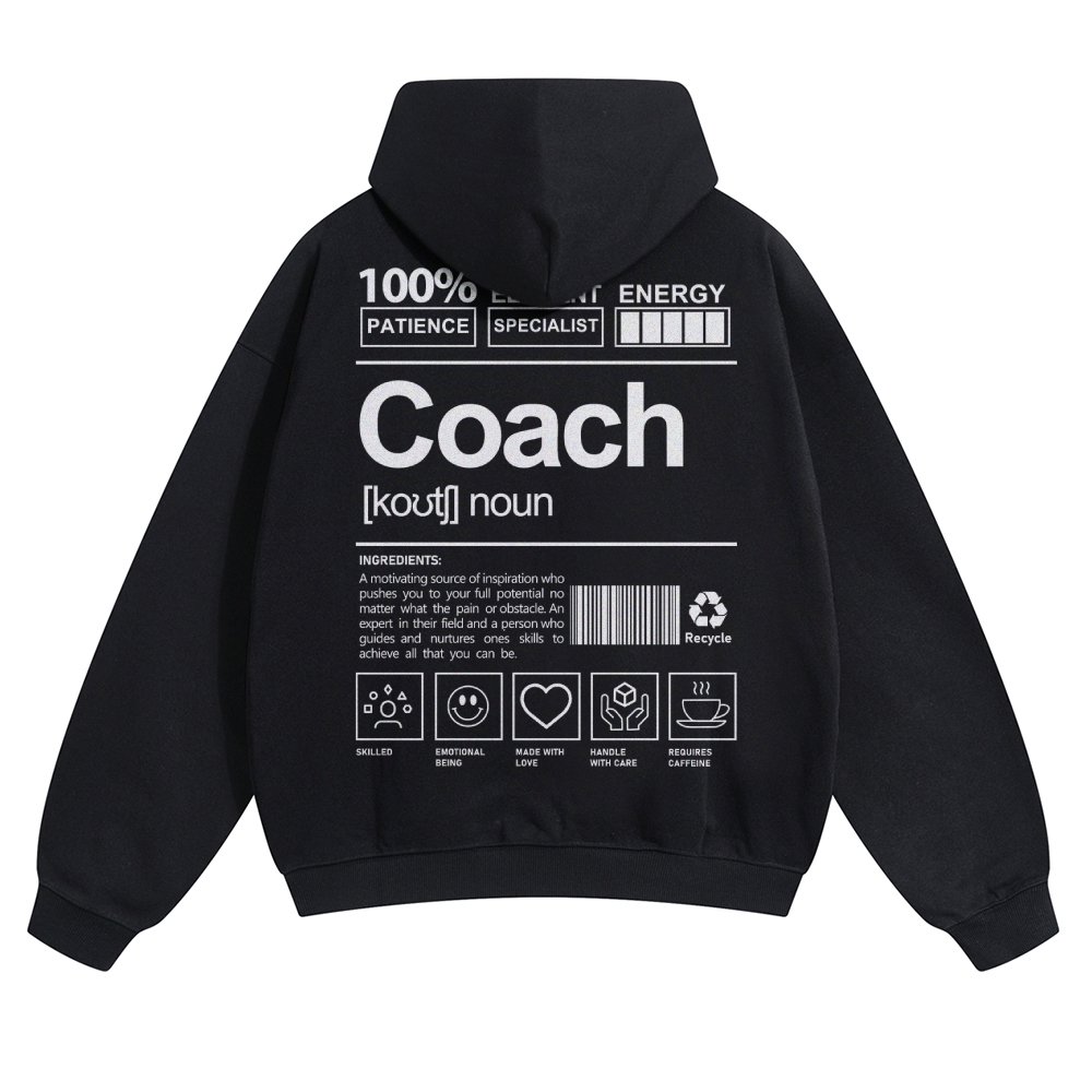 Coach Solid Color Hoodie-moweekender