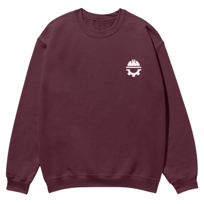 Civil Engineer Pattern Crew Neck Sweatshirt-moweekender