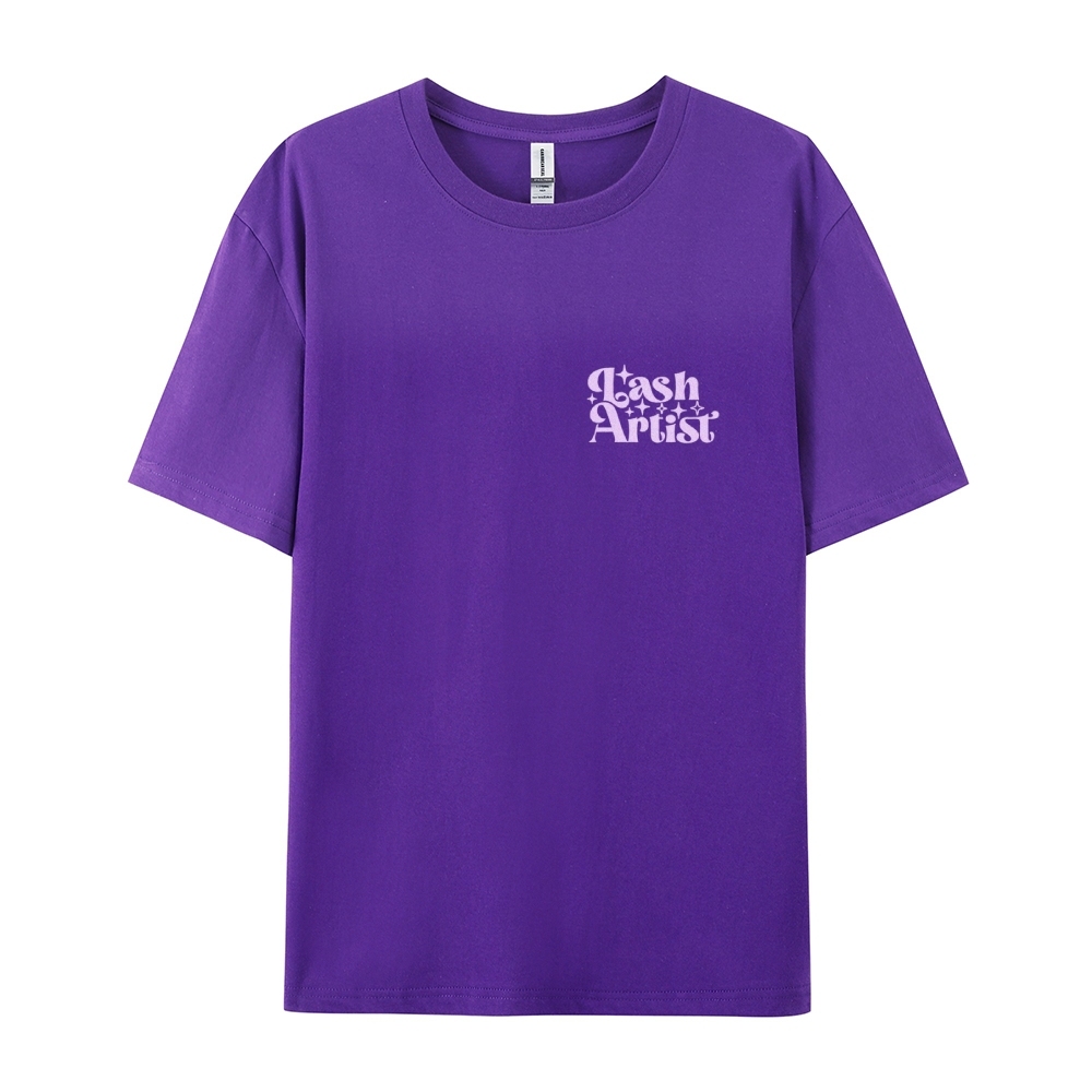 Lash Artist Casual Short Sleeve T-Shirt-moweekender