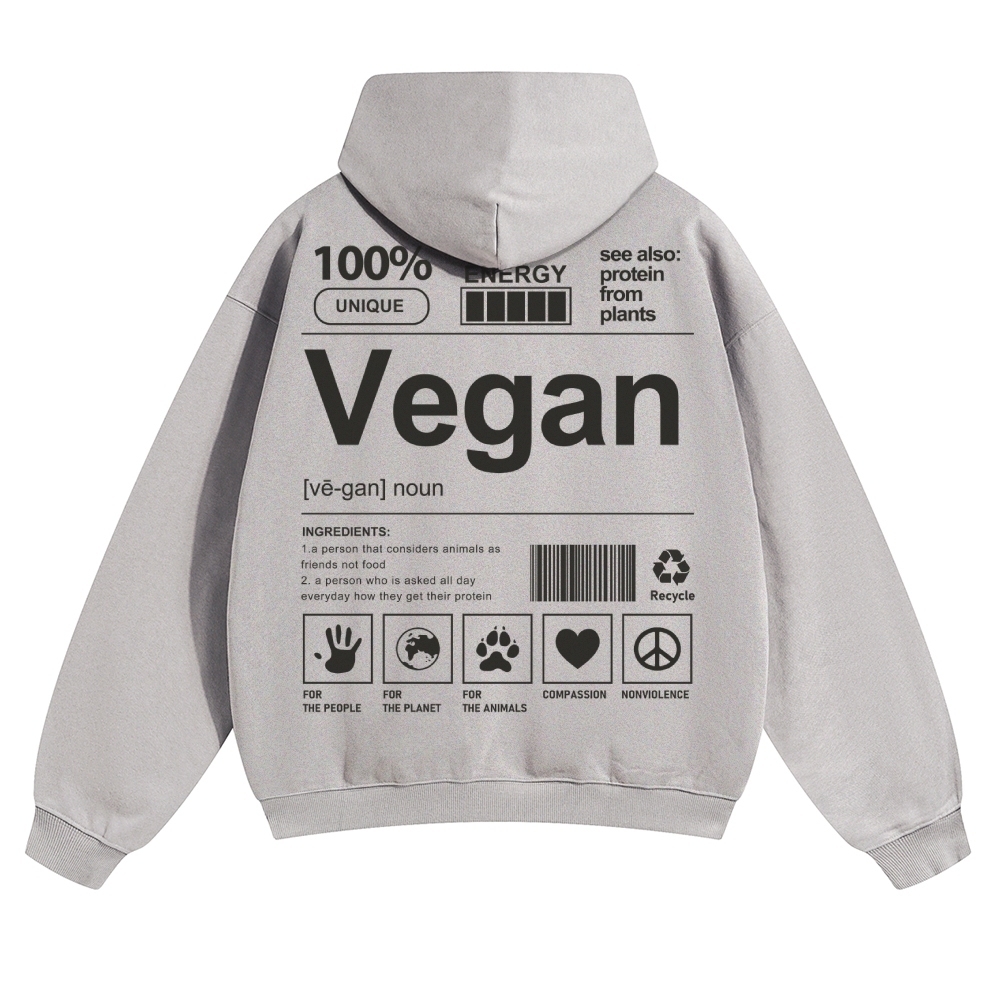 Vegan Unisex Casual Anime Print Hoodie-moweekender