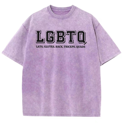 LGBTQ Unisex Fit Washed Oversized T-Shirt-moweekender