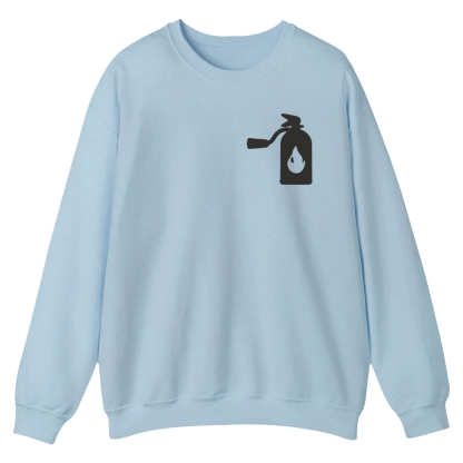 Firefighter Casual Crewneck Sweatshirt-moweekender