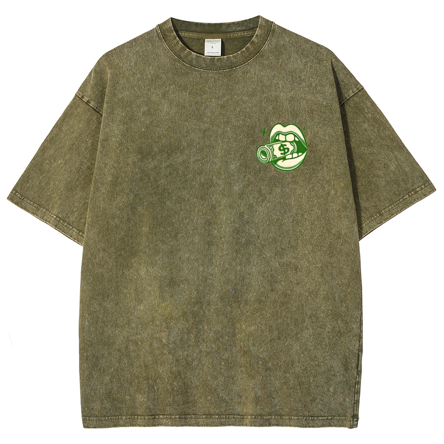 I'm Boring Baby Unisex Fit Washed Oversized T-Shirt-moweekender