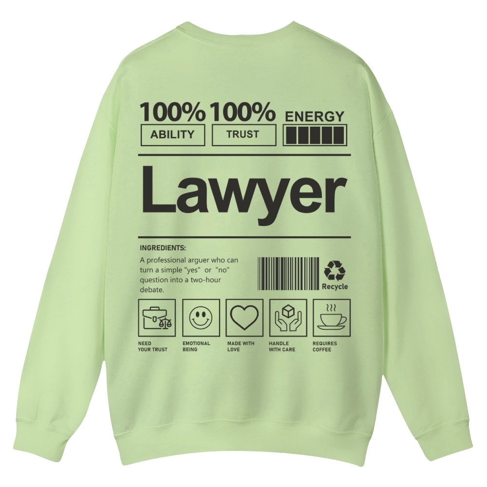 Lawyer Casual Crewneck Sweatshirt