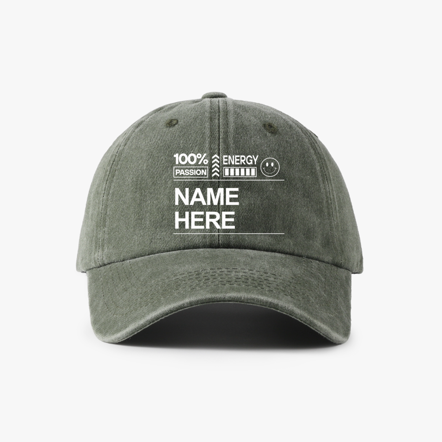 Customized Unisex Washed Vintage Baseball Cap