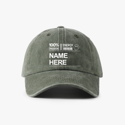 Customized Unisex Washed Vintage Baseball Cap