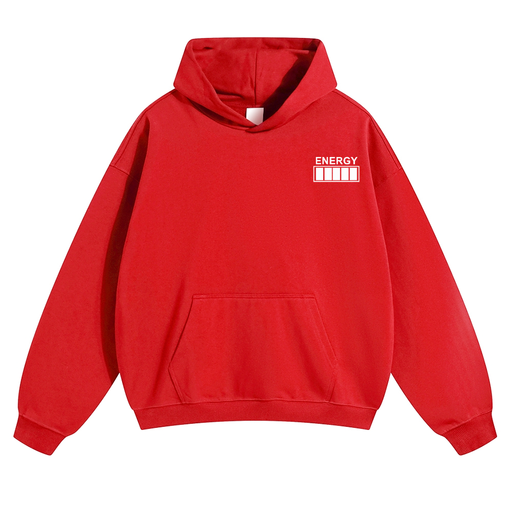 QR Code Customized Unisex Solid Hoodie