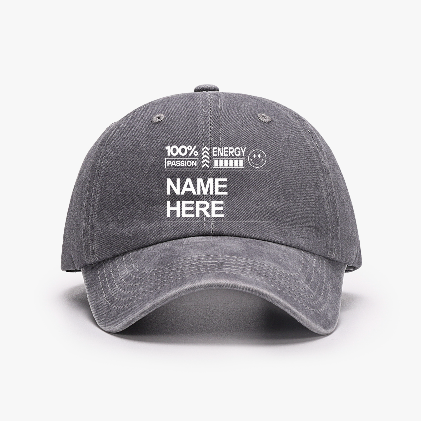 Customized Unisex Washed Vintage Baseball Cap