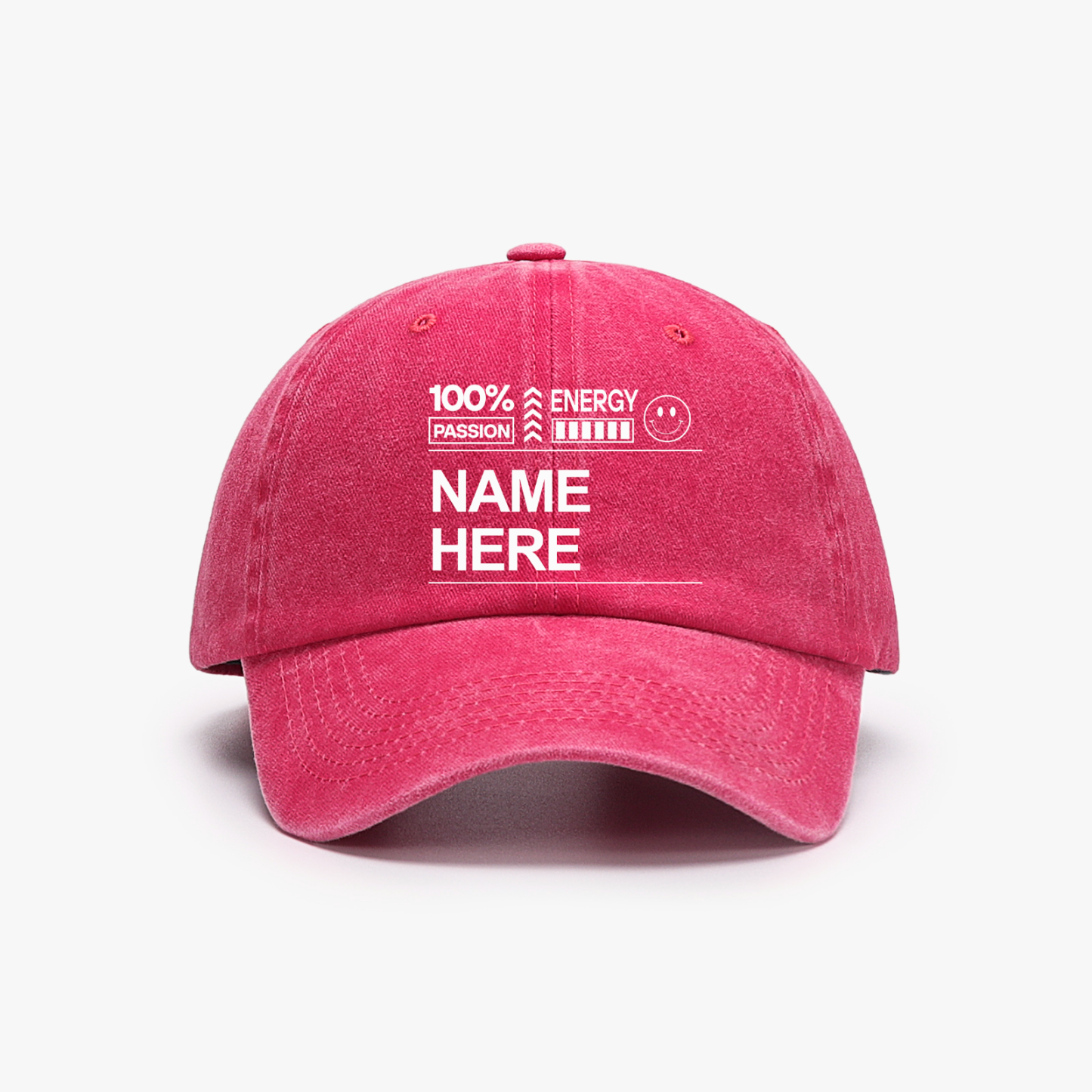 Customized Unisex Washed Vintage Baseball Cap