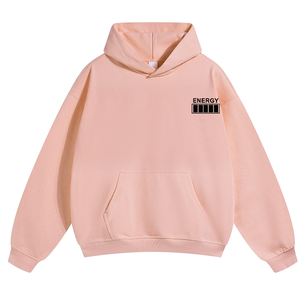 QR Code Customized Unisex Solid Hoodie