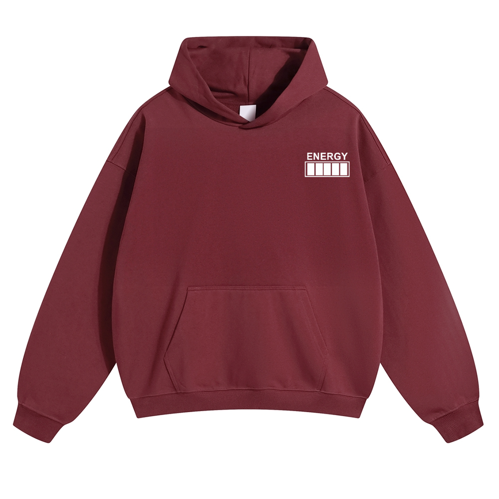 QR Code Customized Unisex Solid Hoodie