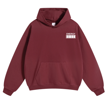 QR Code Customized Unisex Solid Hoodie