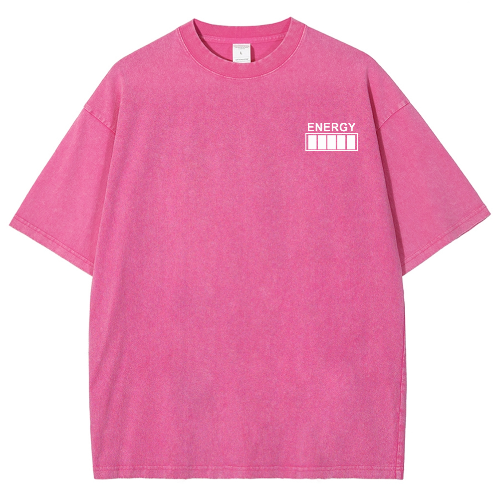 QR Code Customized Unisex Fit Washed T-Shirt