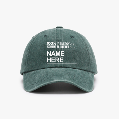 Customized Unisex Washed Vintage Baseball Cap