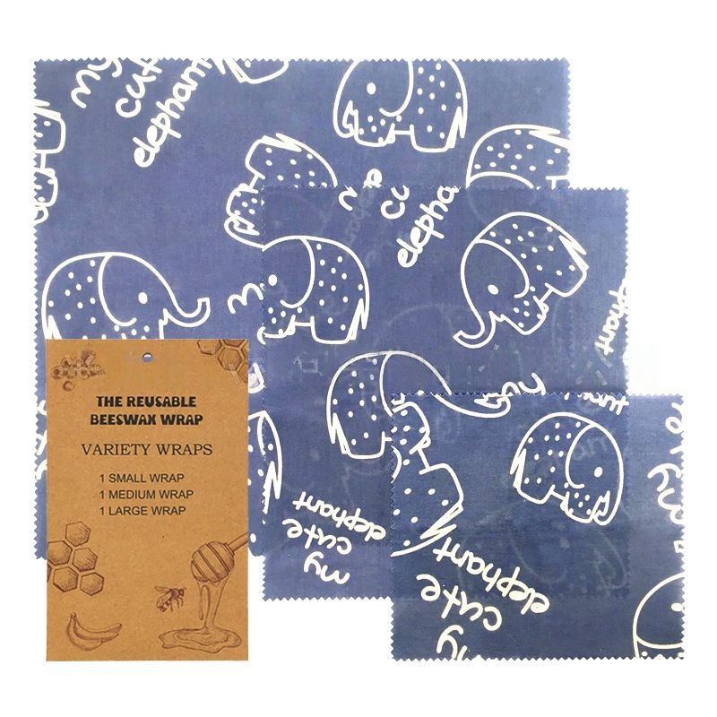 Organic cotton beeswax cling sheet