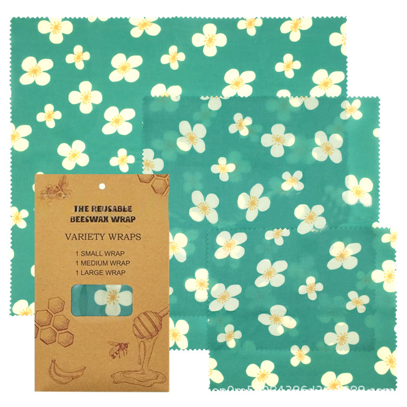 Organic cotton beeswax cling sheet