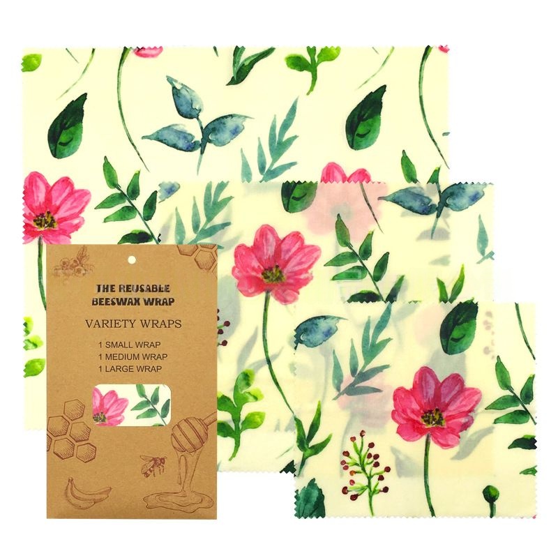 Organic cotton beeswax cling sheet