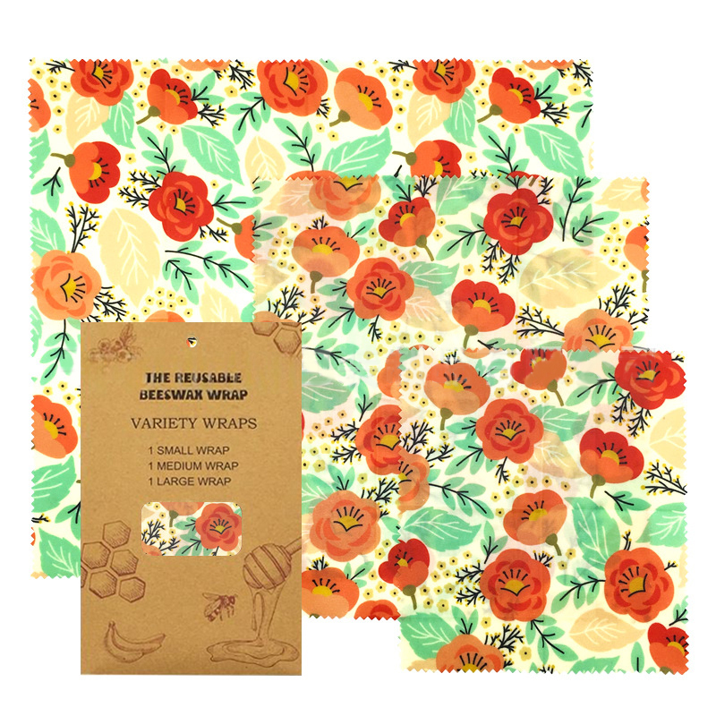 Organic cotton beeswax cling sheet