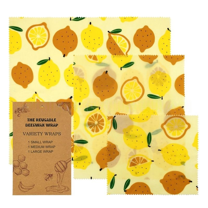Organic cotton beeswax cling sheet