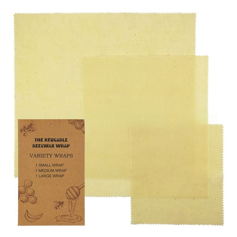 Organic cotton beeswax cling sheet