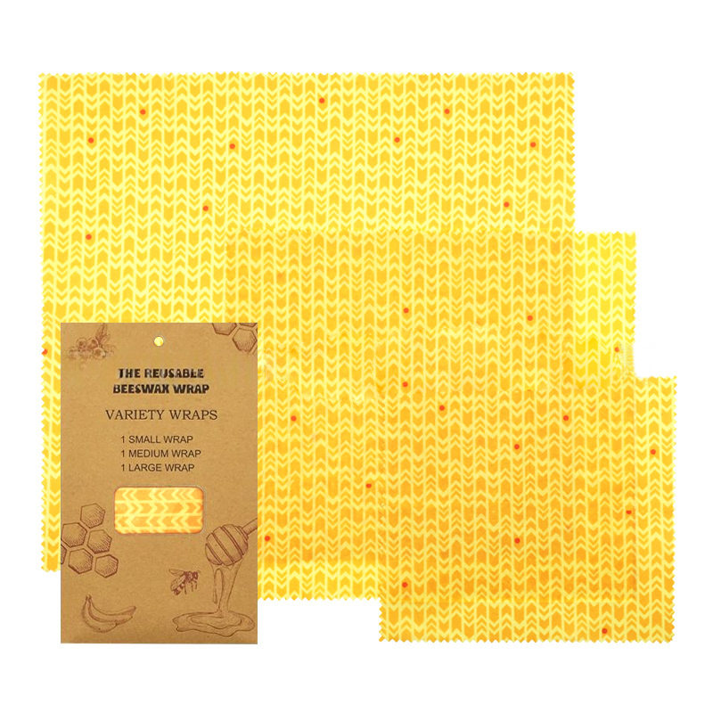 Organic cotton beeswax cling sheet