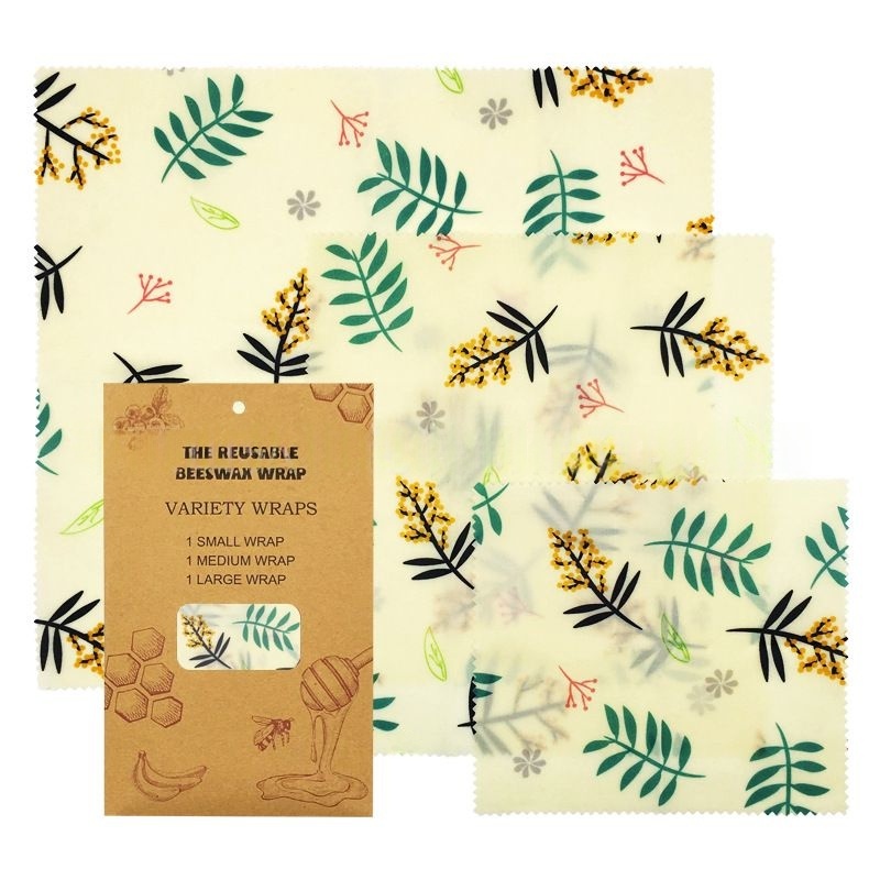 Organic cotton beeswax cling sheet