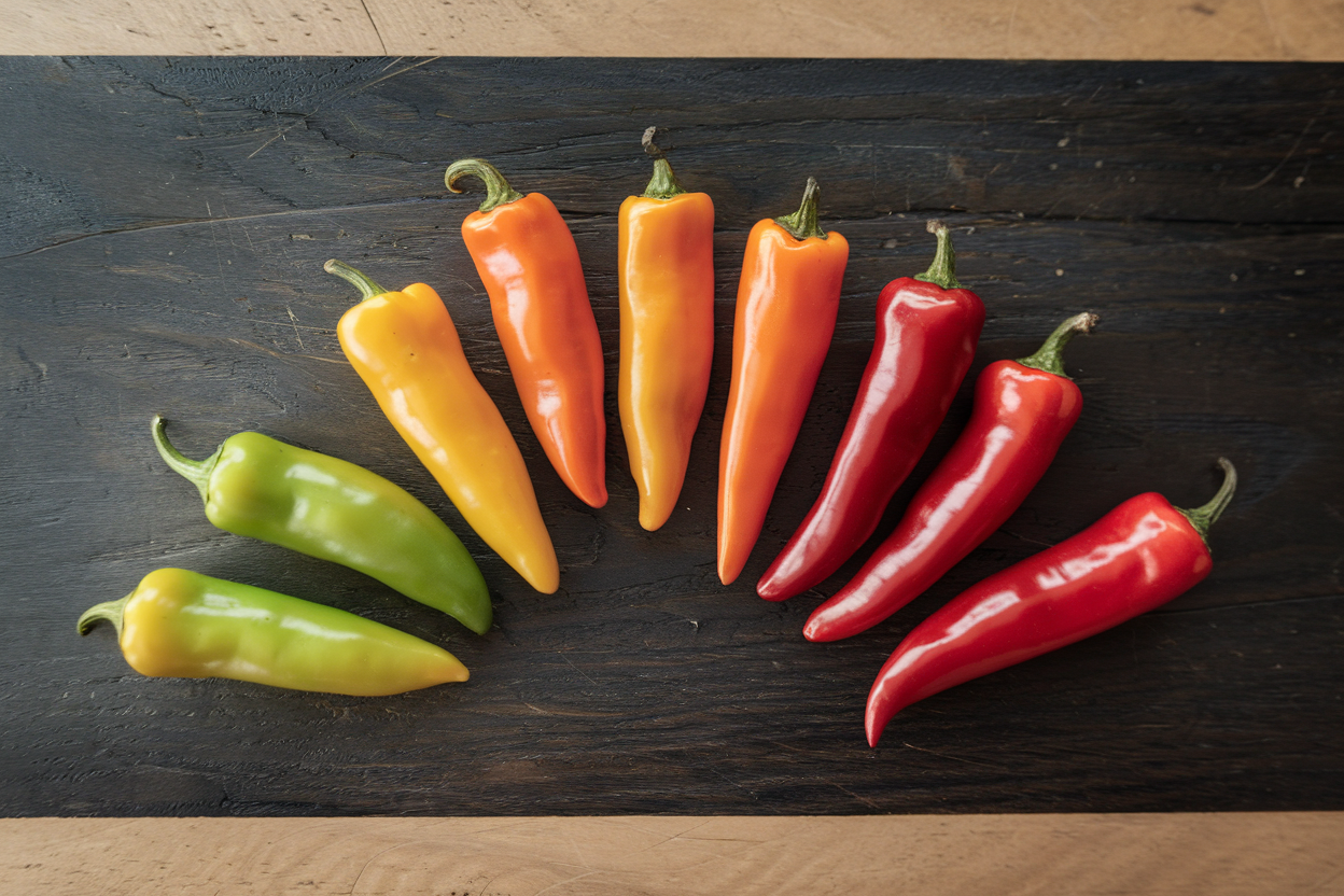 Organic Hungarian Hot Wax pepper seeds, perfect for adding heat to culinary dishes