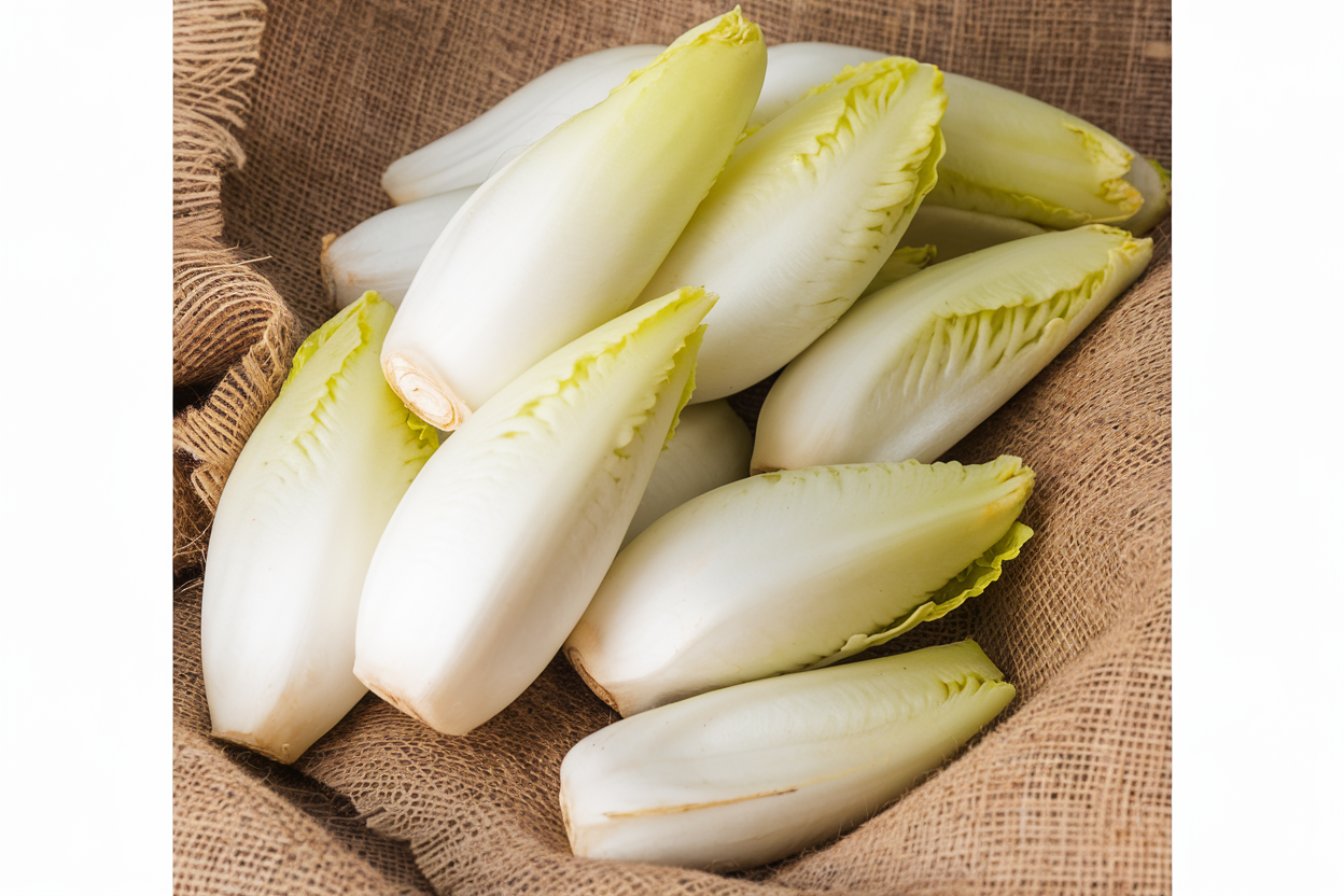 High-quality organic endive seeds, ideal for enhancing your home garden's greens