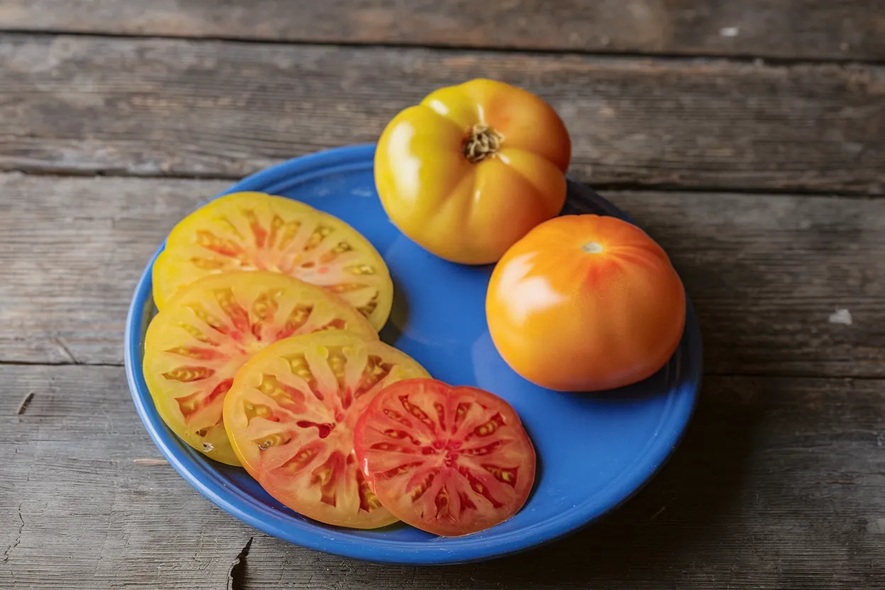 Certified organic Harvest Moon tomato seeds, perfect for nutritious home gardening