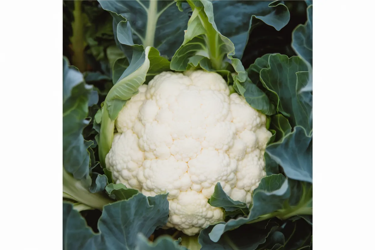 Organic F1 Denali cauliflower seeds, perfect for enriching garden soil and healthy crop production
