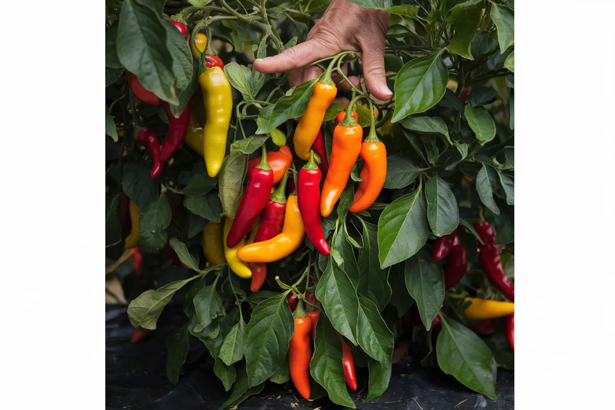 Organic Hungarian Hot Wax pepper seeds, perfect for adding heat to culinary dishes